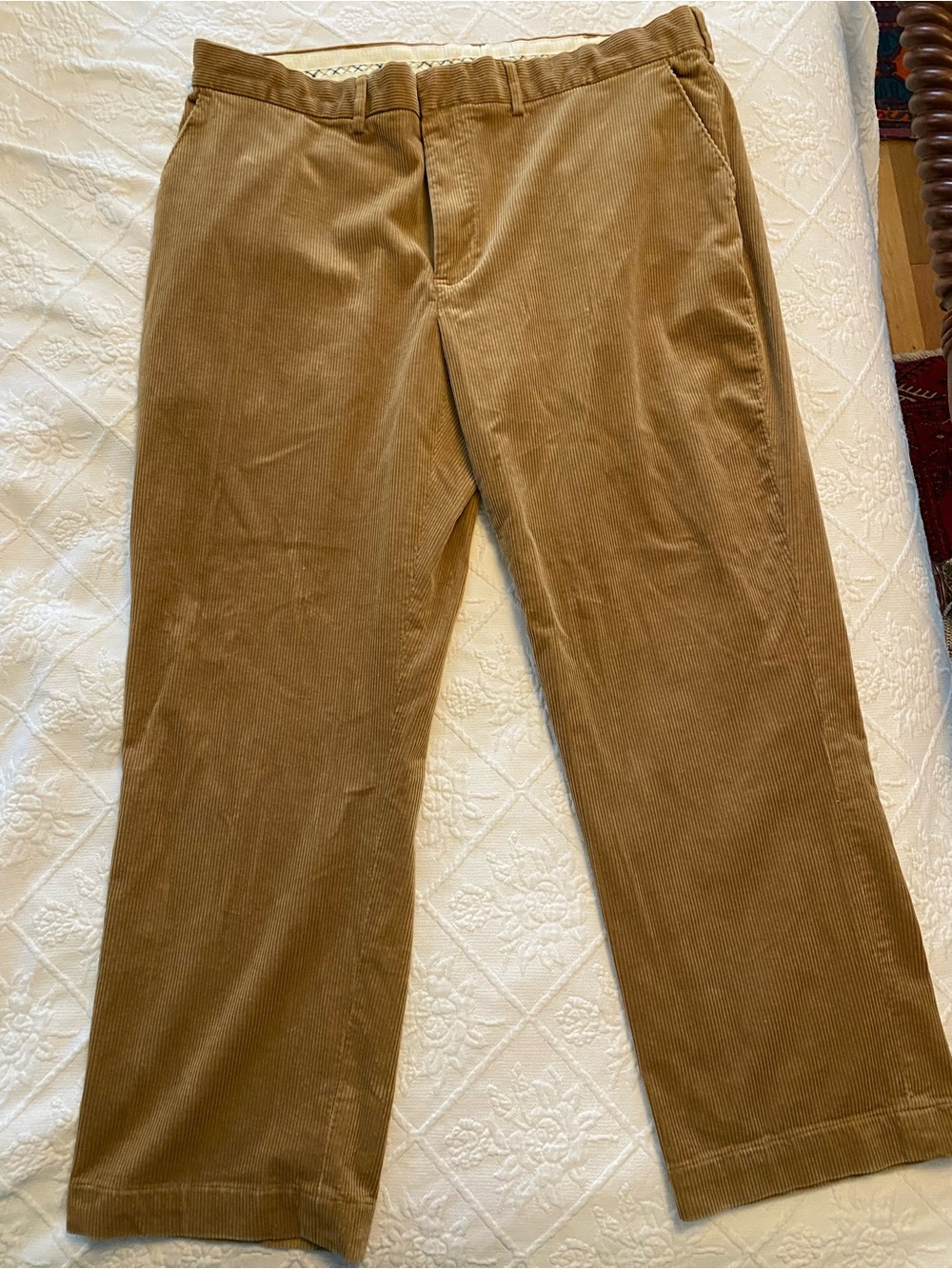 Men’s Ralph Lauren Tan Wide Wale Corduroys Size 40x30